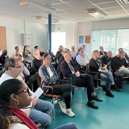 De nombreux journalistes été présents lors de la conférence de presse annuelle