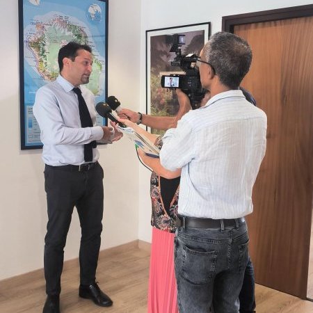 Nicolas Gobalraja a répondu aux questions des journalistes à la fin de la (…)